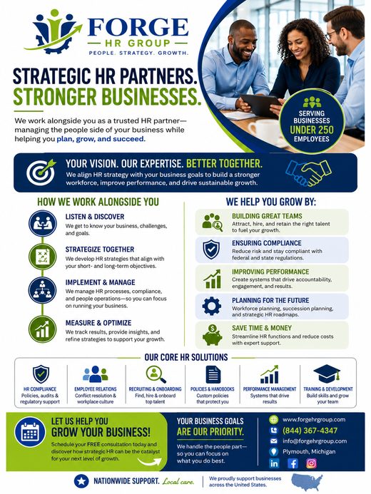 Strategic HR Partners. &mdash; Forge HR Group flyer